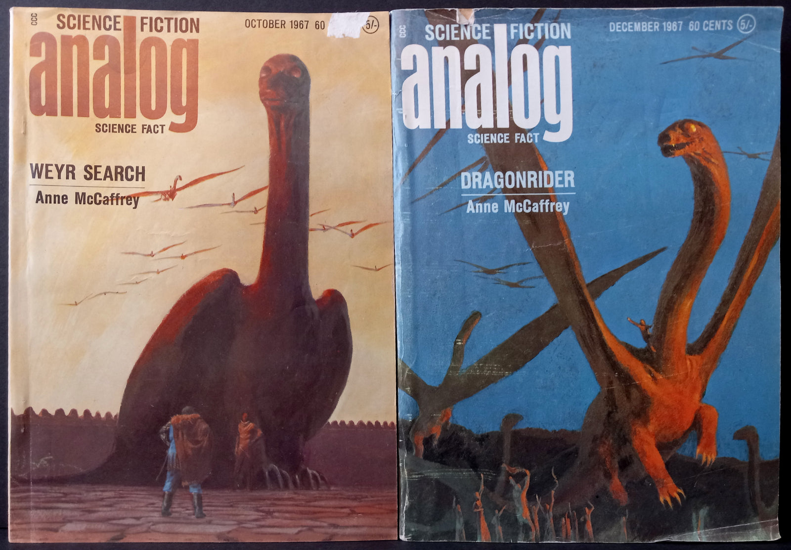 ANALOG - October & December, 1967 (2 issues)