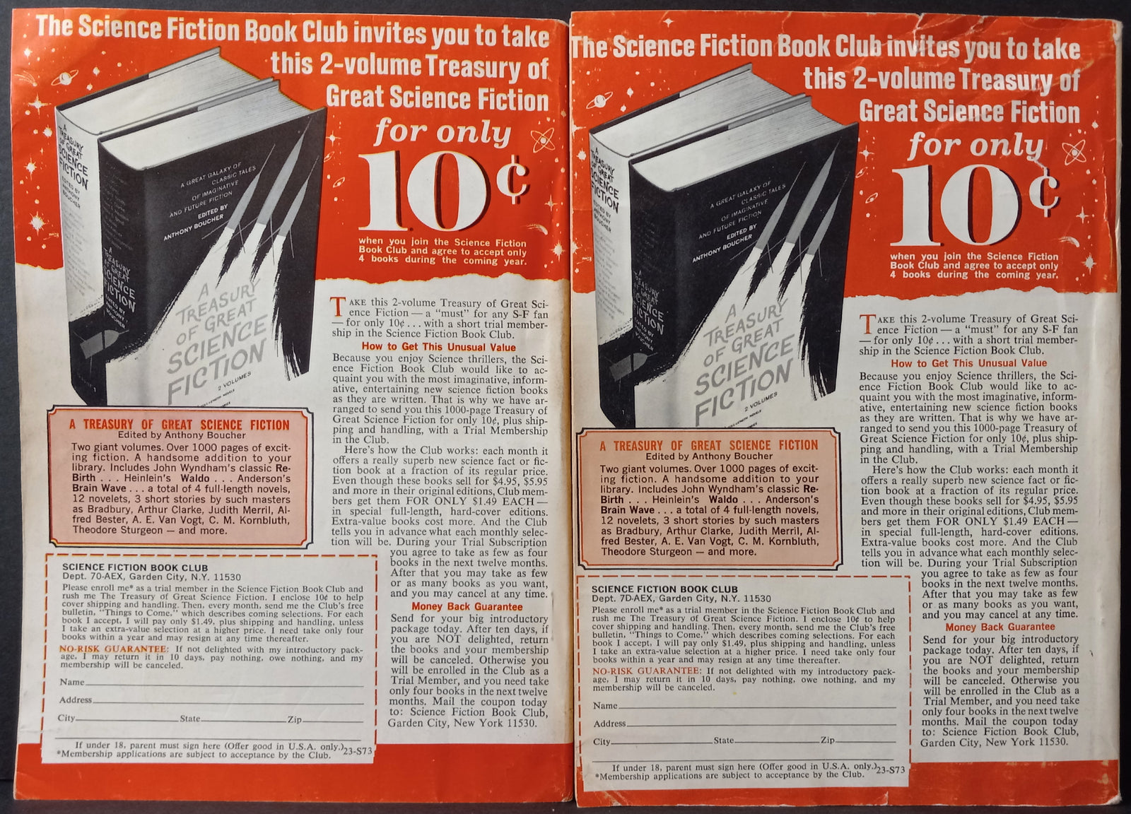 ANALOG - October & December, 1967 (2 issues)