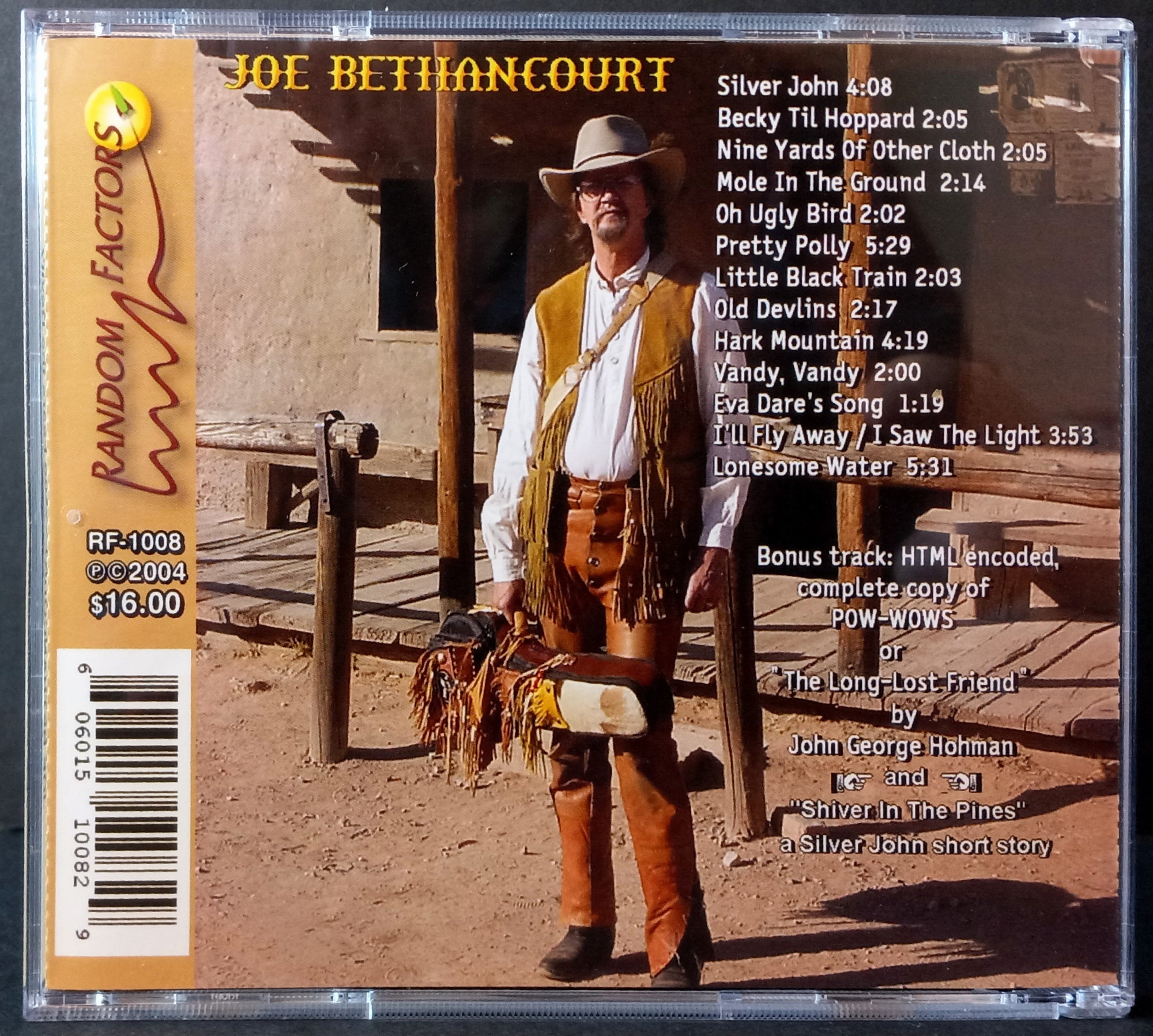 JOE BETHANCOURT: Who Fears the Devil? (signed) - CD, 2004