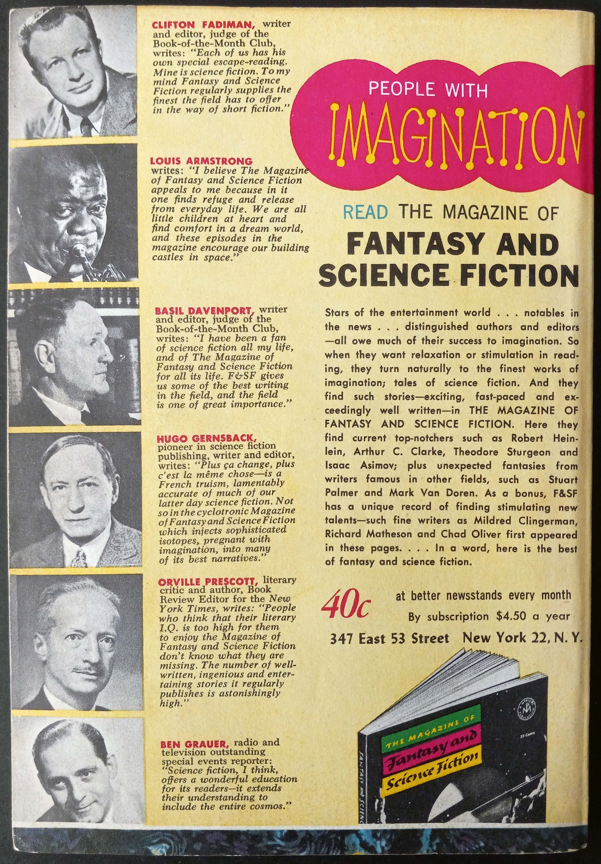 THE MAGAZINE OF FANTASY AND SCIENCE FICTION: July, 1963