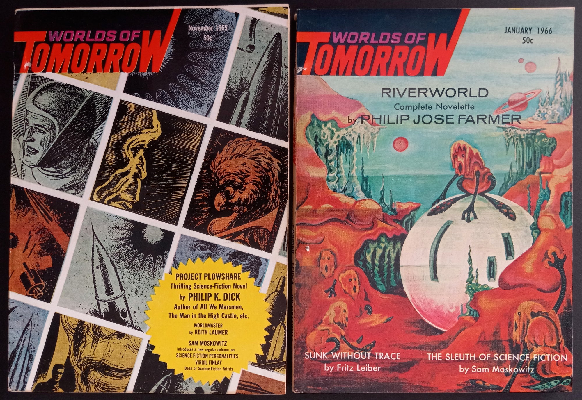 WORLDS OF TOMORROW - November 1965 & January 1966