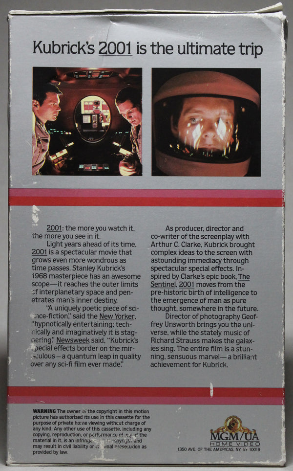 2001: A Space Odyssey - VHS - Neutral Good Books