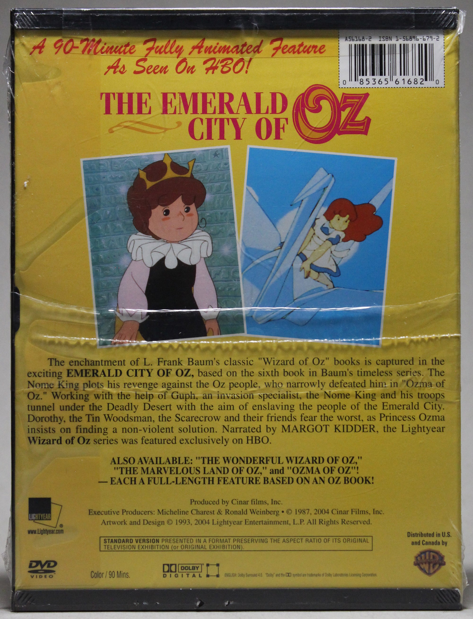 THE EMERALD CITY OF OZ - Snap Case DVD (sealed): Warner Home Video, 2004