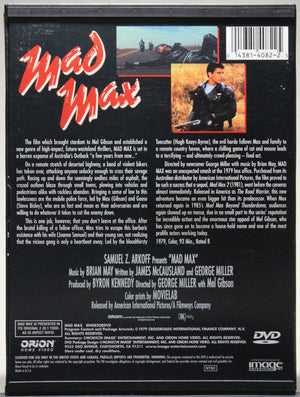 MAD MAX - Snap Case DVD: Orion Home Video, 1997