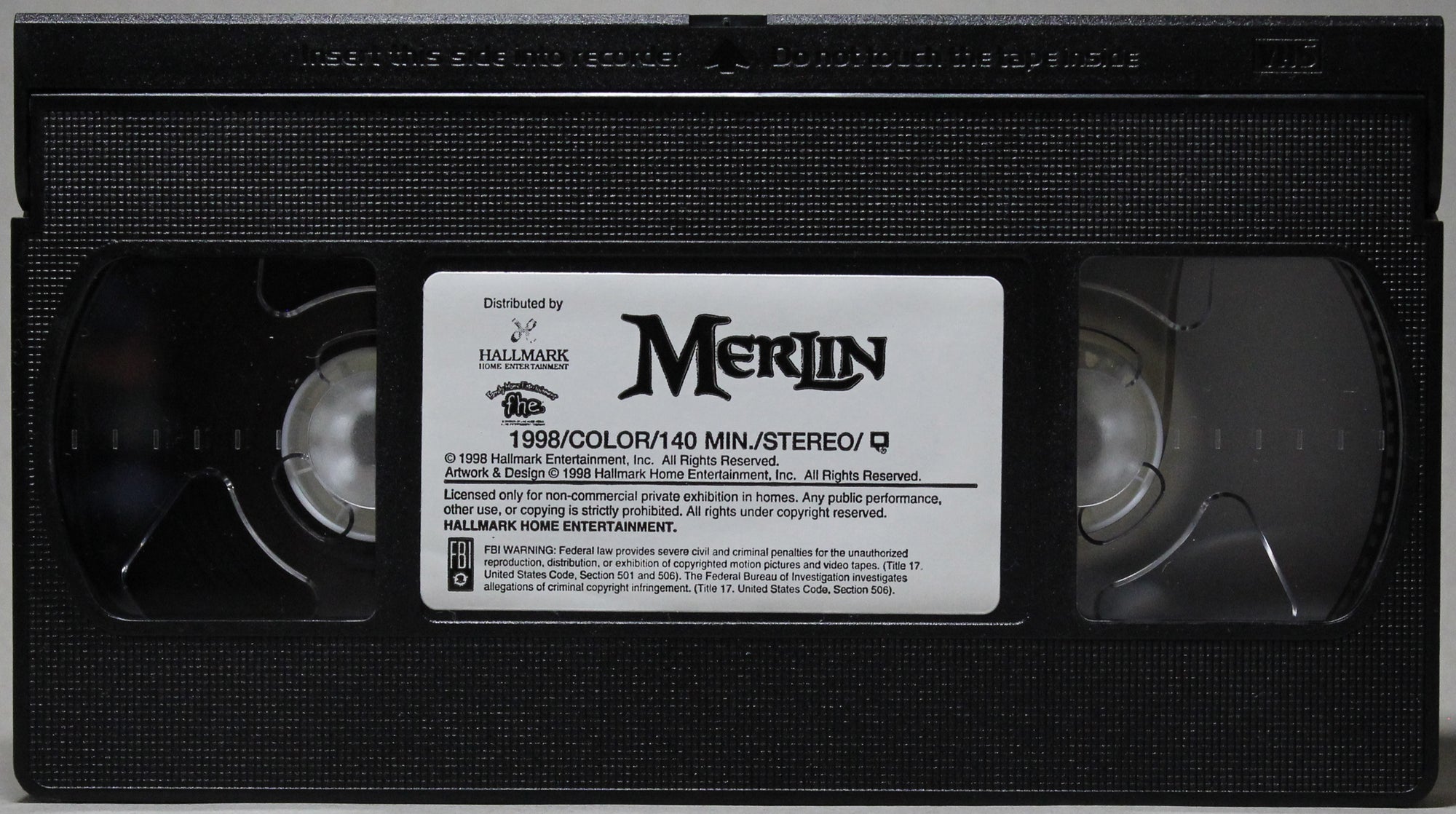 MERLIN - VHS: Hallmark Home Entertainment, 1998