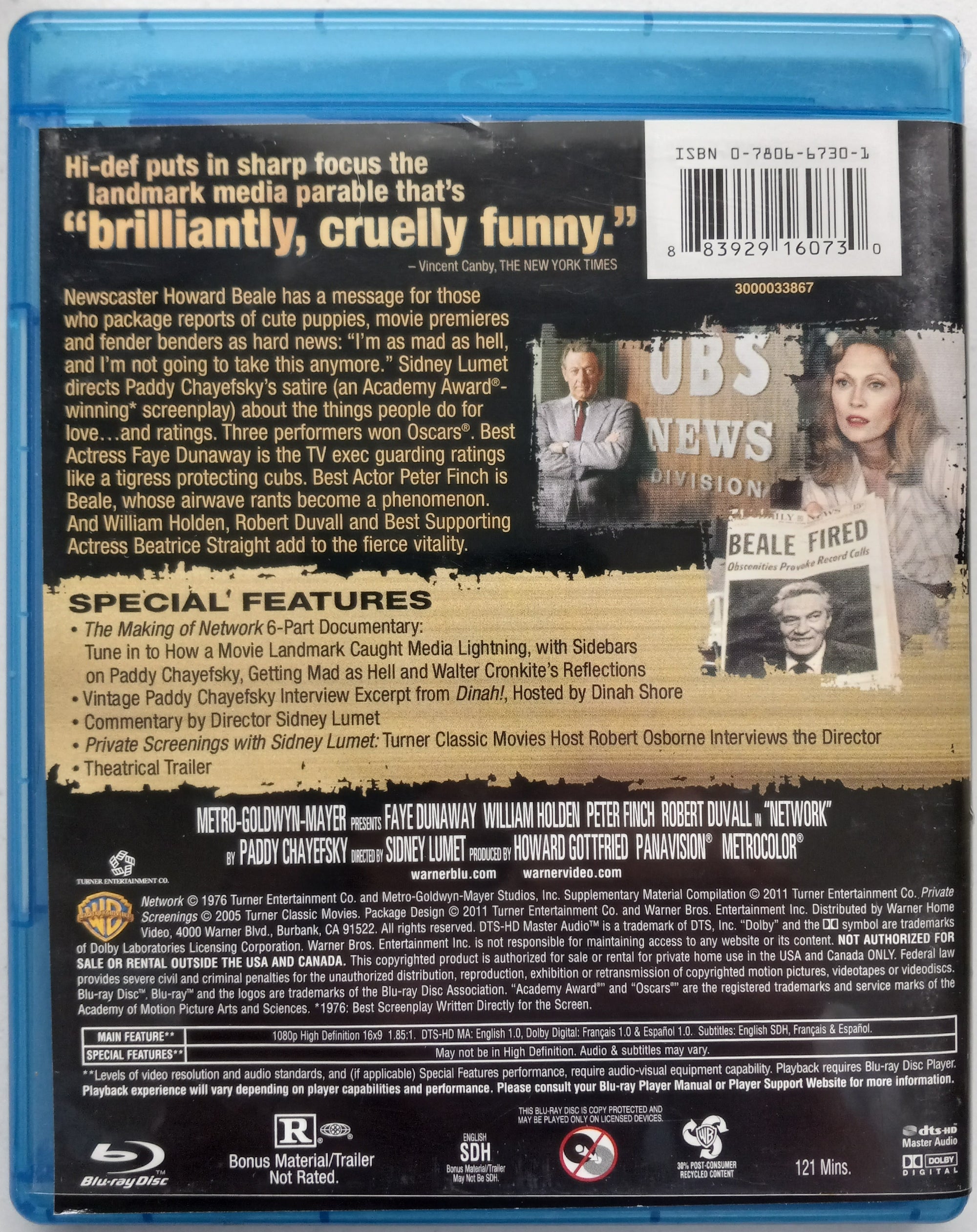 NETWORK - Blu-Ray, 2011