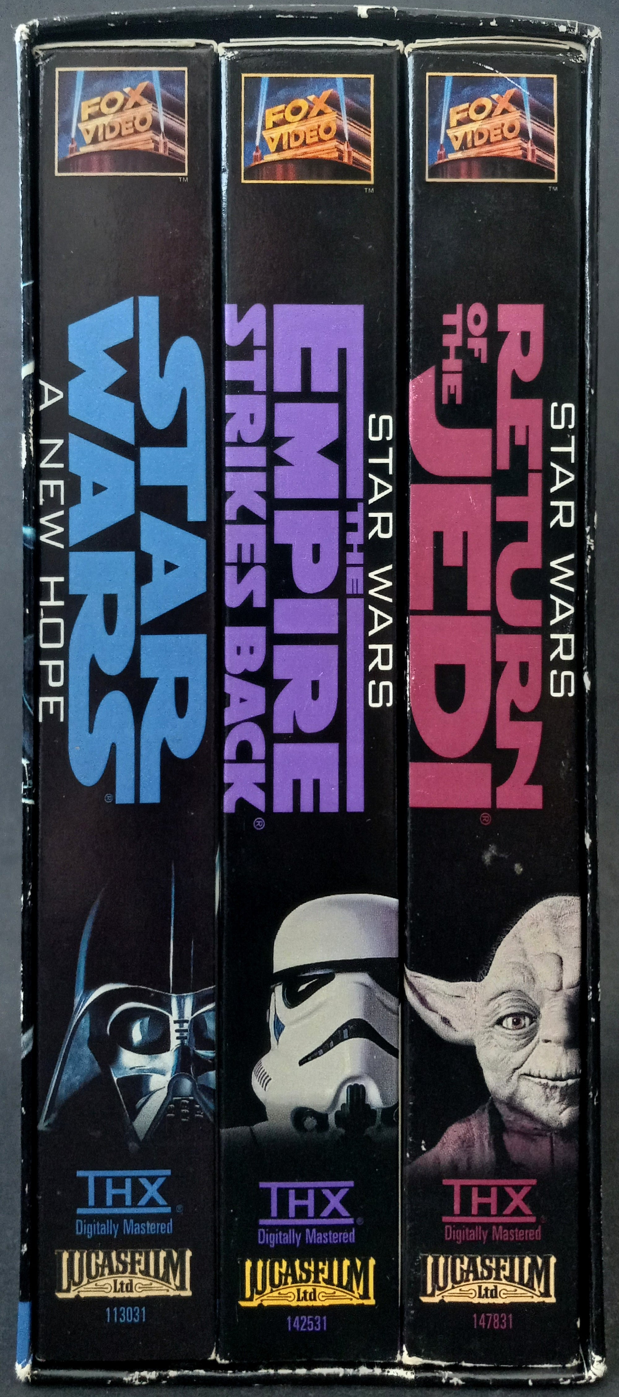STAR WARS TRILOGY BOX SET - VHS, 1995